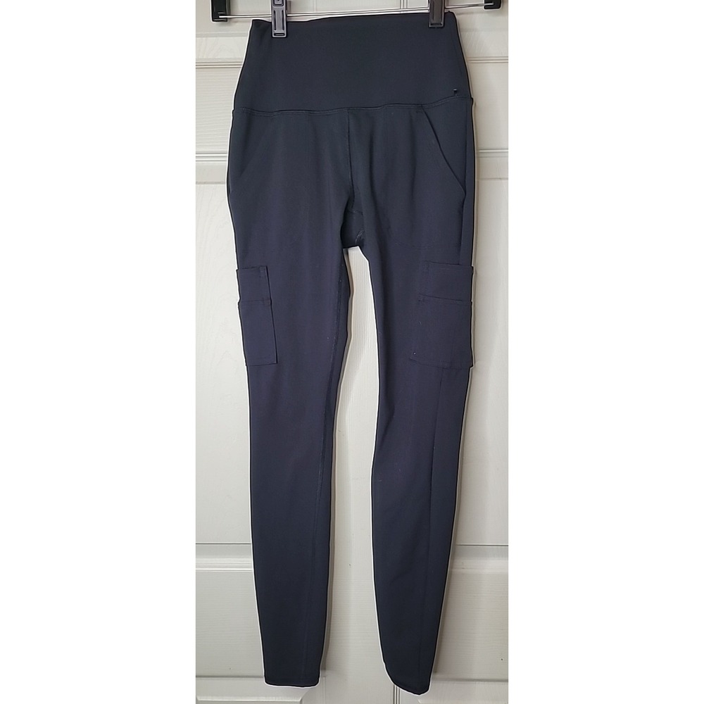 Spyder Active Women's XS Black Leggings w/‎ Multiple Pockets - Nice